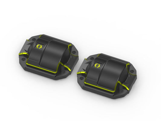 HPI161144  Brass Diff Cover (Black / 2pcs), for Venture18    |The RC Shop at Dr Dans