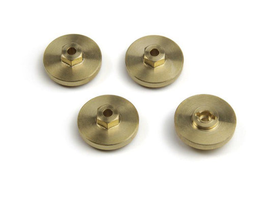 HPI161235  7mm Hex Hub weight Set +4mm (Brass/4pcs), Fits Venture18  |The RC Shop at Dr Dans