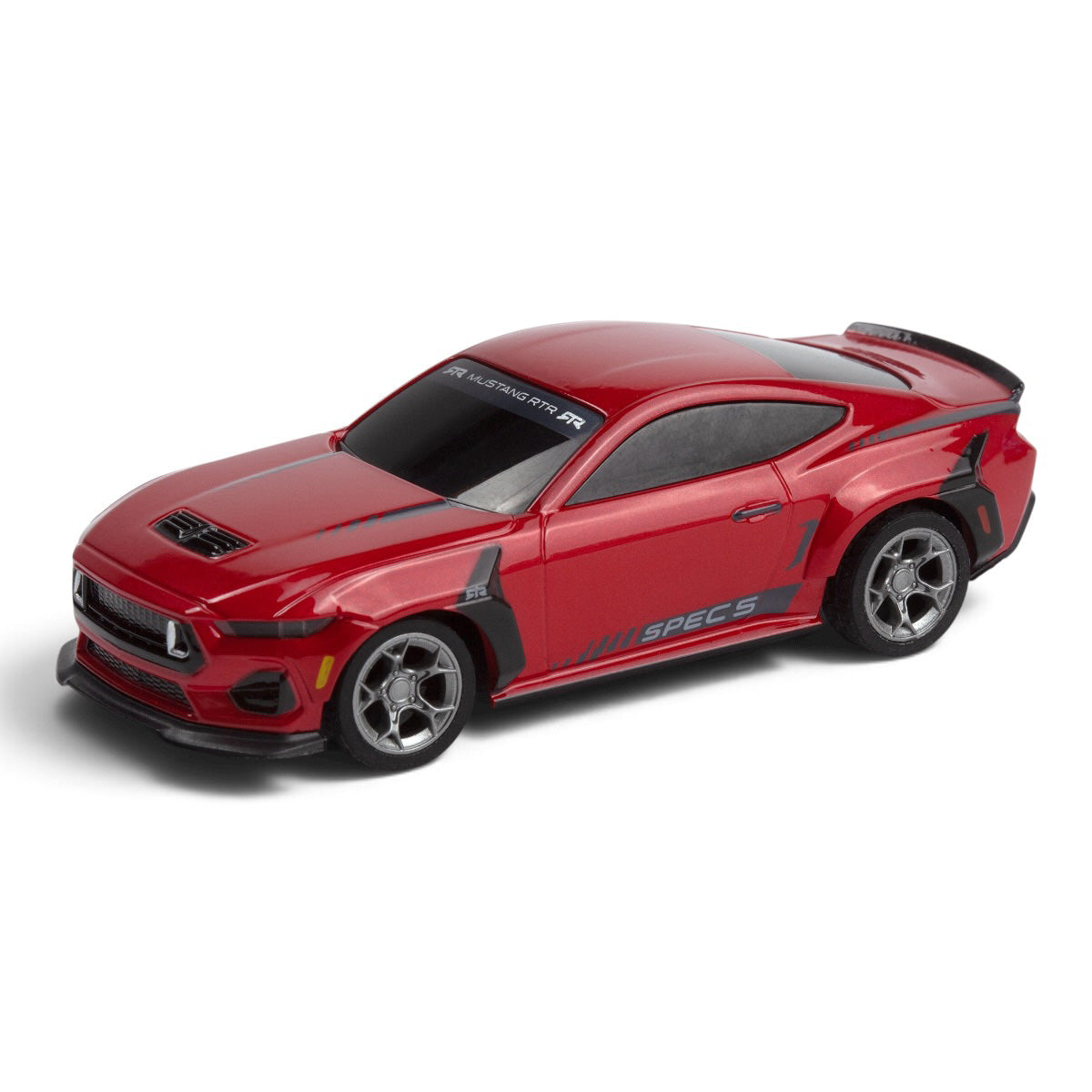 HPI Racing nano-TTR Ford Mustang RTR Spec 5 1/64 RC Car – Silver / Blue / Red