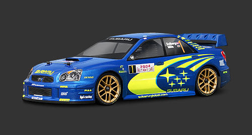 HPI17505	HPI Racing Subaru Impreza WRC 2004 Body, 200mm, WB255mm