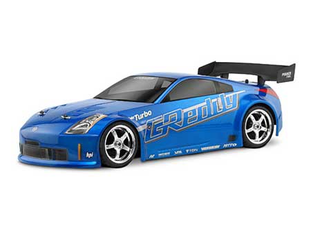 HPI17518      Nissan 350Z Greddy Twin Turbo Body, 200mm        | The RC Shop at Dr Dans