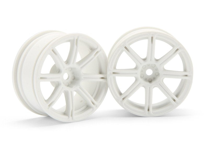 HPI3303	HPI Racing Work Emotion XC8 Wheel, 26mm-3mm OffSet, White