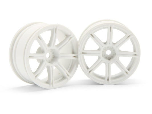 HPI3303	HPI Racing Work Emotion XC8 Wheel, 26mm-3mm OffSet, White