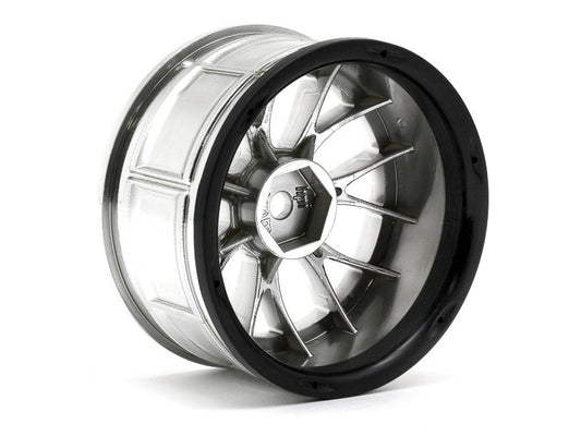 HPI33459  LP29 LM-R Wheel, 3mm OffSet, Chrome, (2pcs)