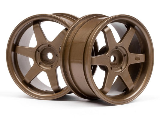 HPI3843	HPI Racing TE37 Wheels, 26mm-3mm Offset, Bronze, Fits 26mm Tire	  Pennsylvania(12)