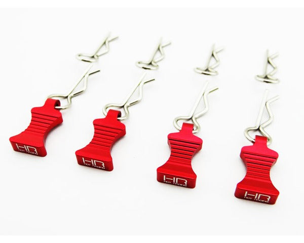 HRAAC03EZ0   1/10 Aluminum EZ Pulls (4pcs) and Body Clips (8pcs)  | The RC Shop at Dr Dans