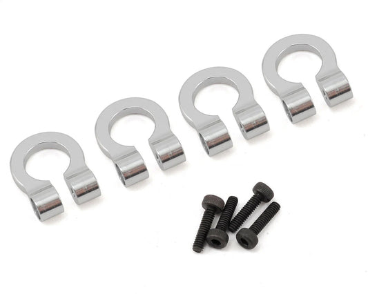 HRAACC80808 Hot Racing 1/10 Aluminum Tow Shackle D-Rings (Silver) (4) | The RC Shop at Dr Dans