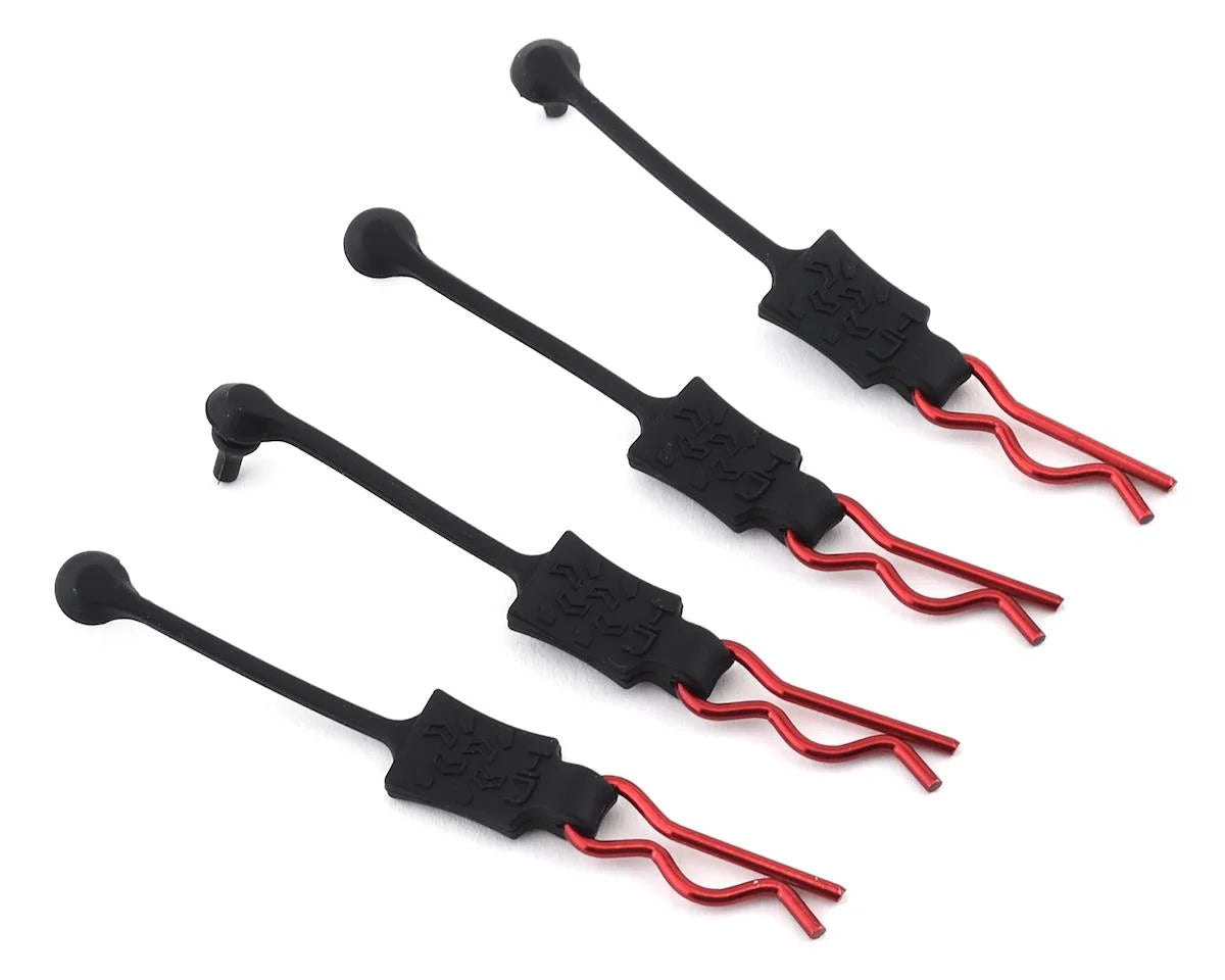 HRABWP39E0   Hot Racing 1/8 Body Clip Retainers  (4)   | The RC Shop at Dr Dans