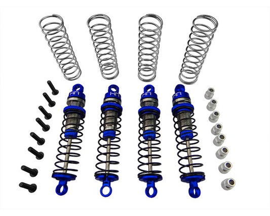 HRALTN56DP06  Hot Racing Threaded Aluminum Shocks for Traxxas 1/16 (Blue)  |The RC Shop at Dr Dans