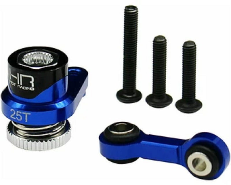 HRAMMX48SH25T	Hot Racing CNC Aluminum 25T Servo Saver, for Mini Maxx