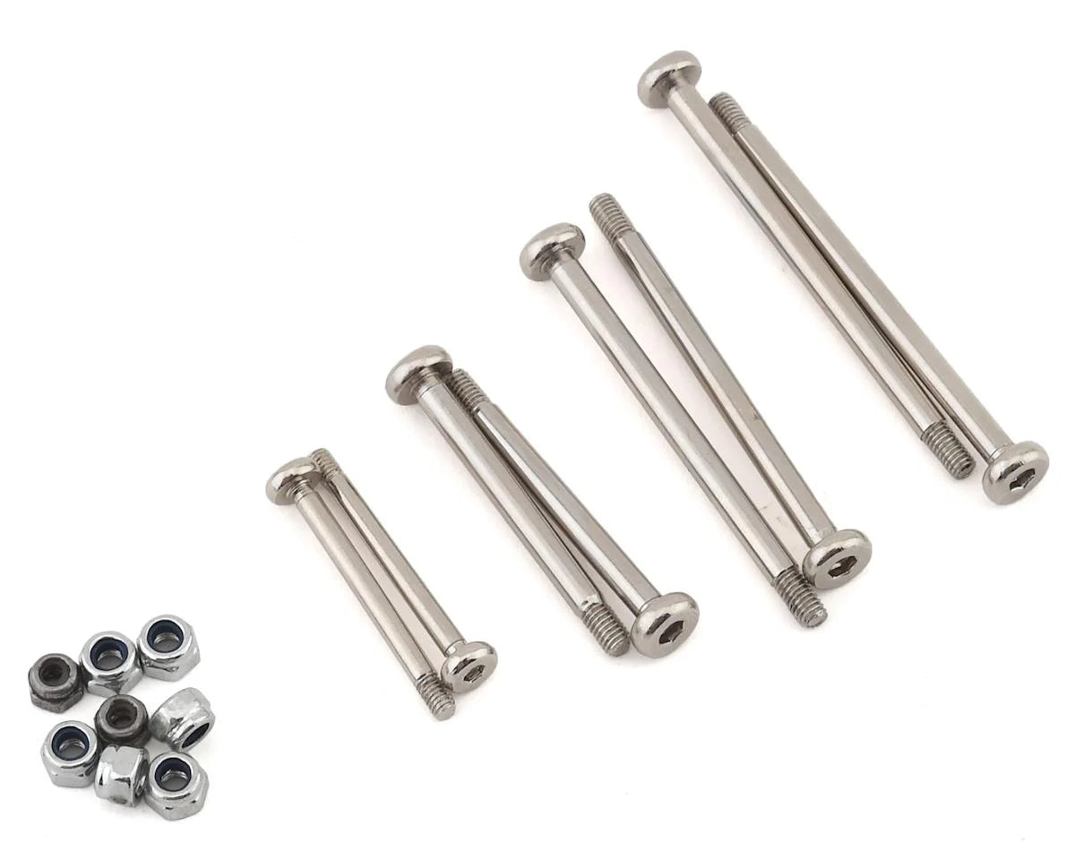 HRASTE1568E08 Hot Racing Hardened Chrome Plated Steel Hinge-Pin Set for Traxxas Slash  | The RC Shop at Dr Dans
