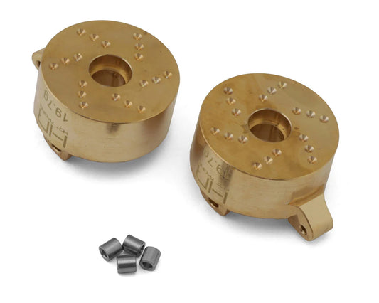 HRASXTF21XH    Hot Racing Axial SCX24 Extra Heavy Brass Front Steering Knuckles (2) (19.7g)   | The RC Shop at Dr Dans