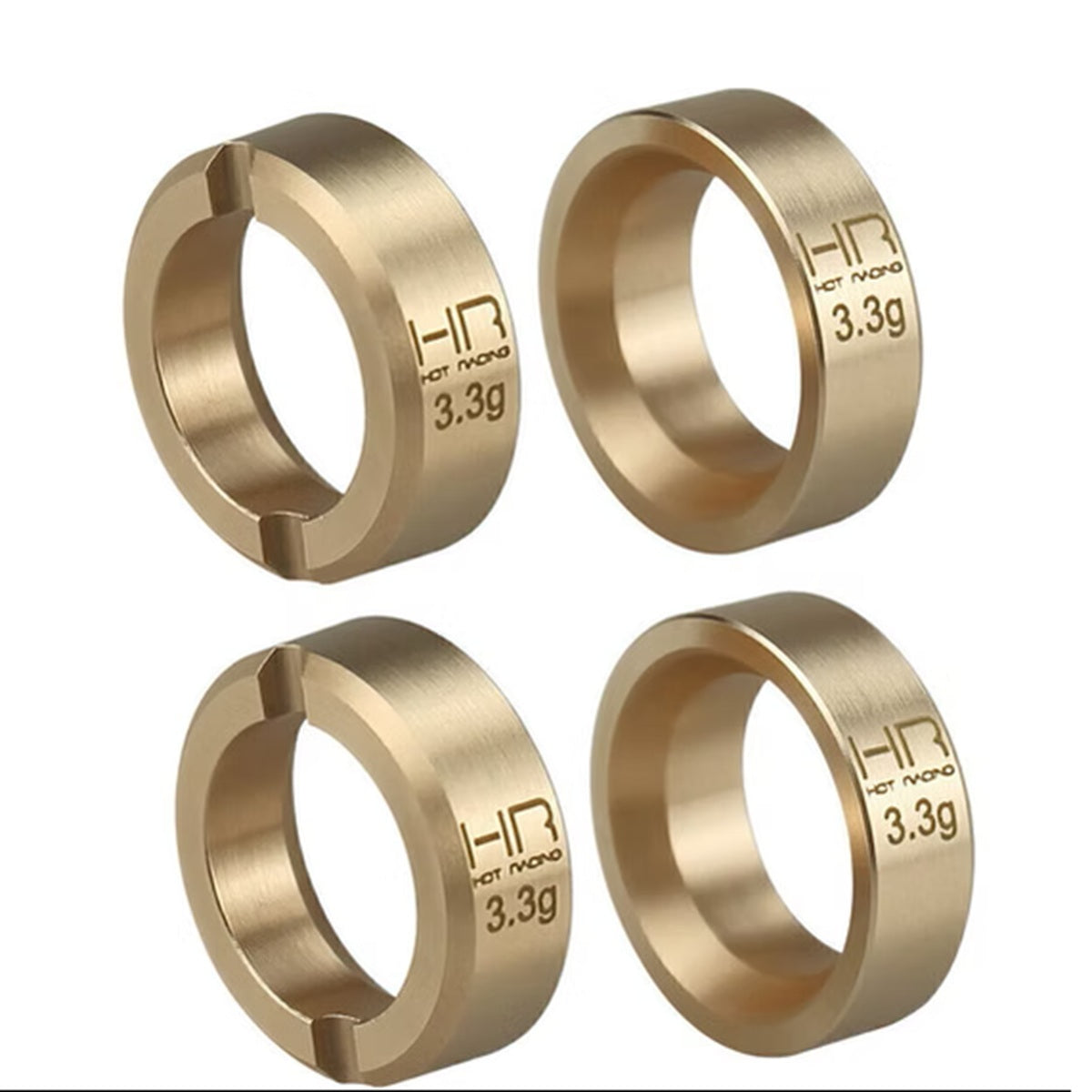 HRASXTY155H  3.6g Brass Wheel Weights, SCX30      | The RC Shop at Dr Dans