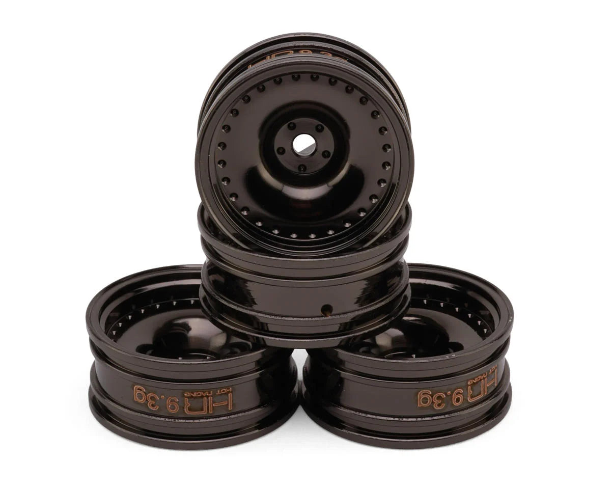 HRASXTY919H01     Hot Racing Axial SCX30 0.7" Brass Crawler Wheels (Black Chrome) (4) (9.3g ea)    | The RC Shop at Dr Dans