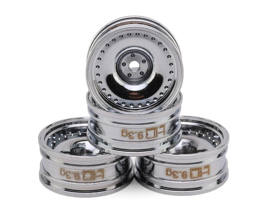 HRASXTY919H08   Hot Racing Axial SCX30 0.7" Brass Crawler Wheels (Chrome) (4) (9.3g ea)    | The RC Shop at Dr Dans