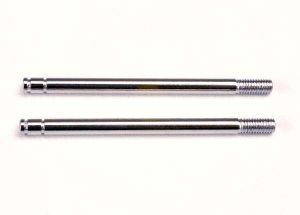 1664 Shock shafts, steel, chrome fin