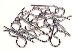 3934 Body clips, heavy duty (12)