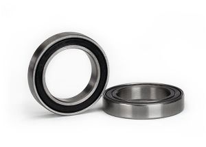 5107A Ball bearing, black rubber sealed (17x26x5mm)