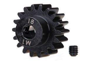 6491R Gear, 18-T pinion (machined) (1