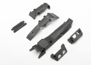 7037 Skidplate set, front (1)/ rear (1)/ transmission