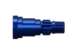 7768 Stub axle, aluminum (blue-anodi