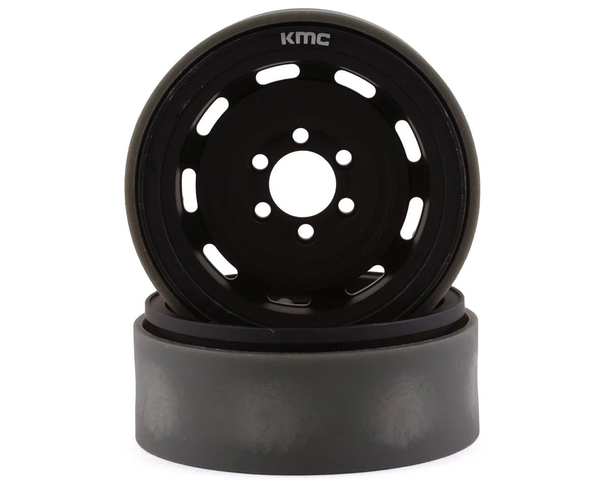 INCIRC00240 Incision KMC XD720 Roswell 1.9" Beadlock Wheels (Black) (2)