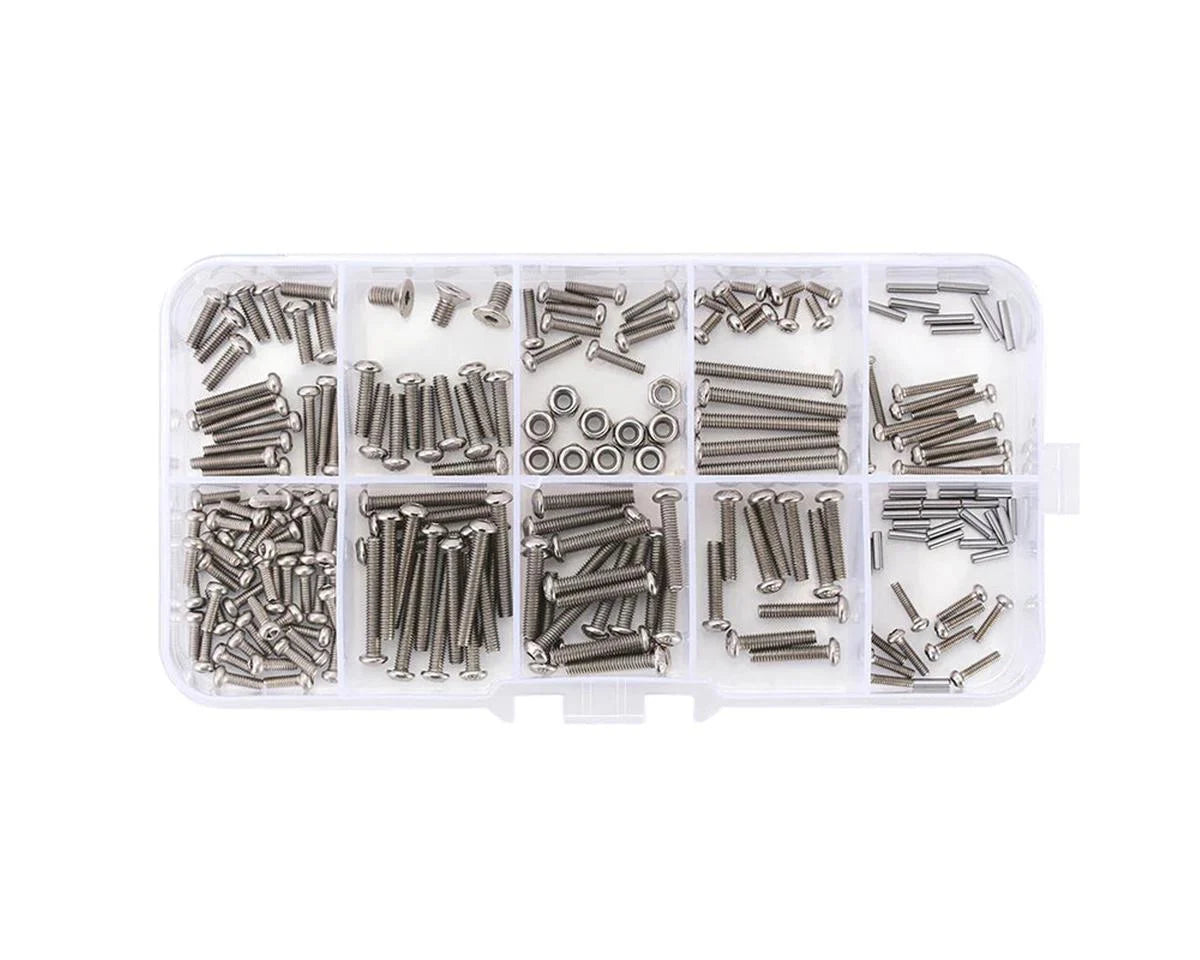 INJORA Stainless Steel Screw & Hardware Kit for Traxxas TRX-4M | INJ4M-15