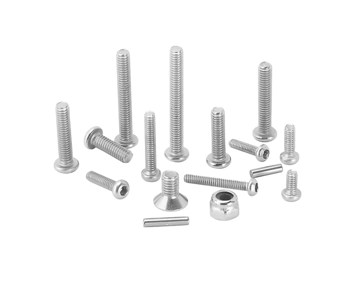 INJORA Stainless Steel Screw & Hardware Kit for Traxxas TRX-4M | INJ4M-15