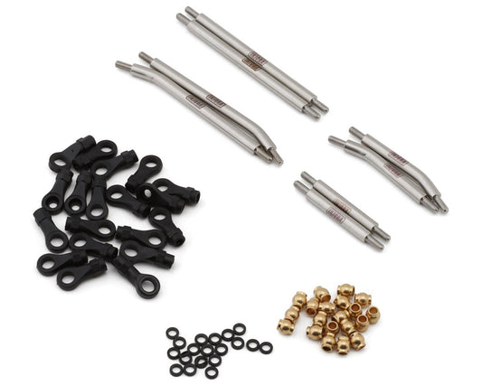 INJ4M-70SR   Injora Steel High Clearance Links Set for Traxxas® TRX-4M® (HT K10/F150)