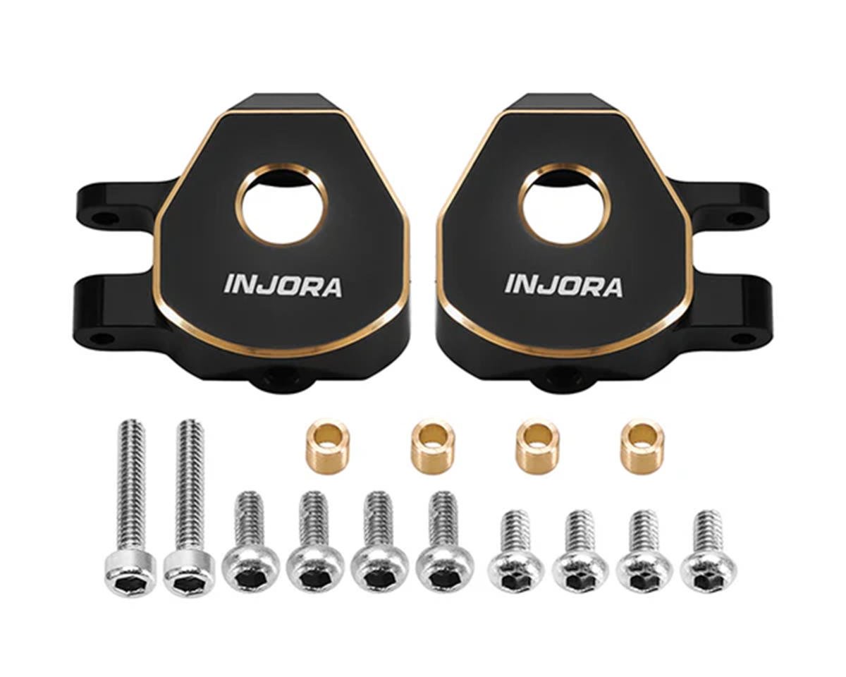 INJASC32-06BK   Injora Redcat Ascent-32 Brass Steering Knuckles (Black) (2) (5.4g ea)