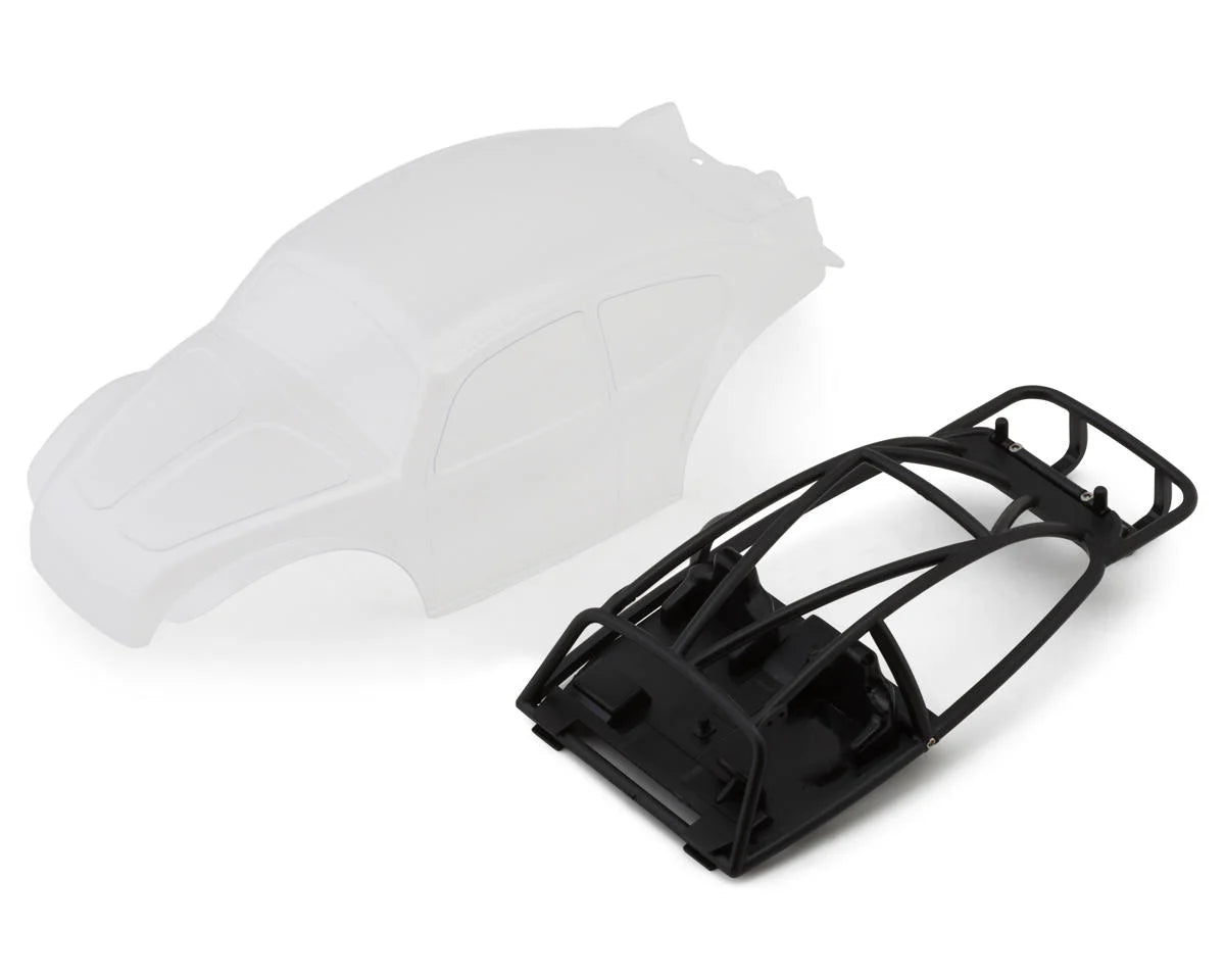 INJORA BUG24 Clear Body w/ Interior & Roll Cage for 1/24 Axial SCX24 – INJBUG24-CL