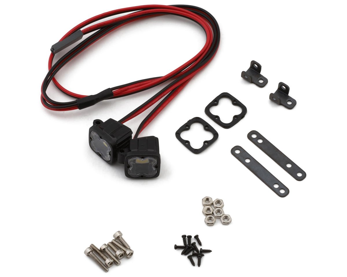 INJDG-L30-2    Injora 1/10 Rock Crawler LED Square Pod Light Kit (2)  | The RC Shop at Dr Dans