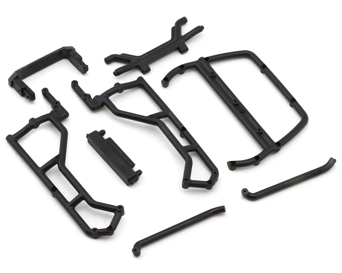 INJIR60-RW     Injora IR60 Pickup 1/18 Pre-Painted Hard Body Set for Traxxas® TRX-4M® (Red/White) (Defender®/Bronco®) w/Bed Rack & LED Lights