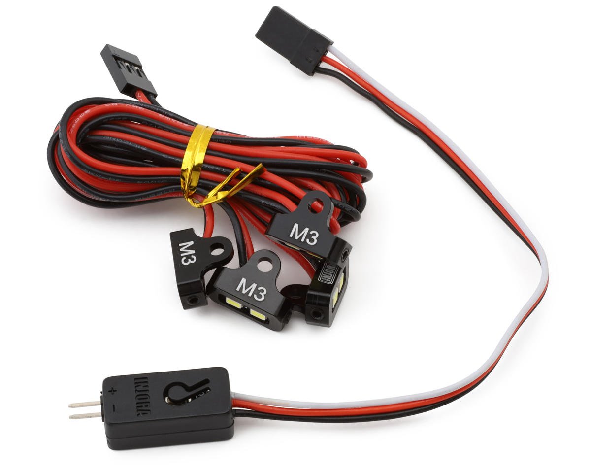 INJL39-WH-L34    Injora 1/10 Rock Crawler LED Rock Light Kit (White) (4) w/Light Controller