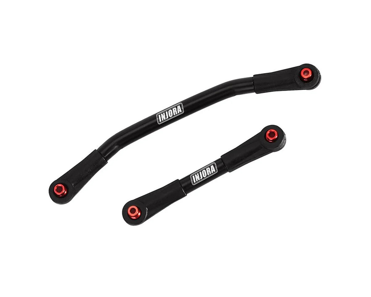 INJORA Stainless Steel Steering Link for Axial SCX24 | INJSCX24-144BK