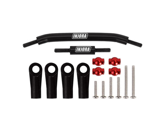 INJORA Stainless Steel Steering Link for Axial SCX24 | INJSCX24-144BK