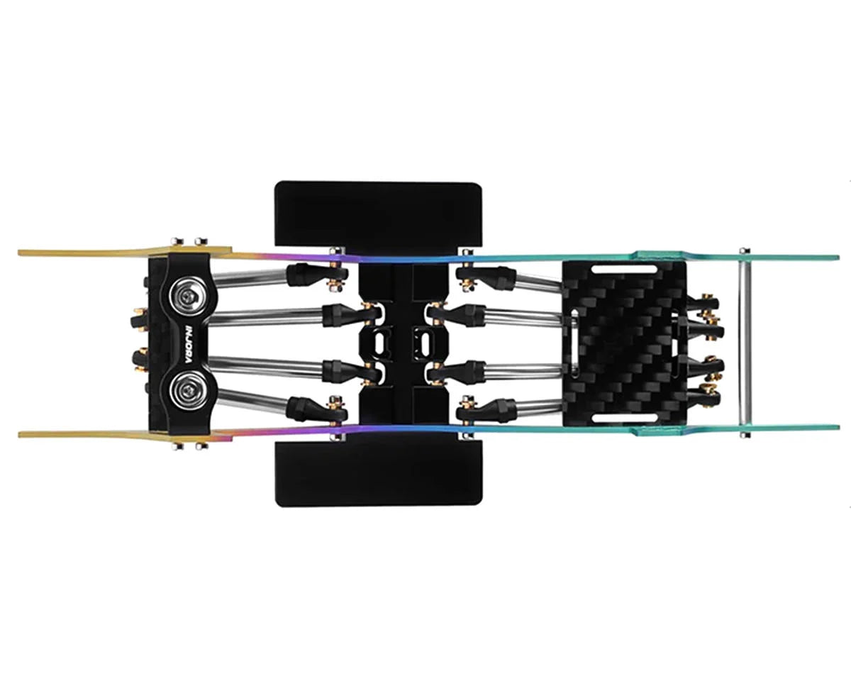 INJSCX24-199      Injora Axial SCX24 Titanium LCG Comp 1/24 Crawler Chassis Kit (Rainbow) (132mm Wheelbase)       | The RC Shop at Dr Dans