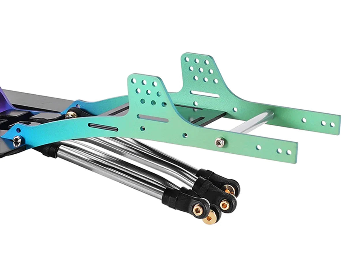 INJSCX24-199      Injora Axial SCX24 Titanium LCG Comp 1/24 Crawler Chassis Kit (Rainbow) (132mm Wheelbase)       | The RC Shop at Dr Dans
