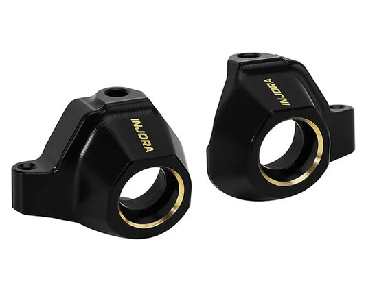 SCX30-04BK  Injora Axial SCX30 Brass Steering Knuckles (Black) (4.4g ea)   | The RC Shop at Dr Dans