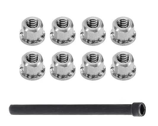 INJSCX30-12-8   Injora Axial SCX30 2mm Stainless Steel Wheel Nuts (8)    |The RC Shop at Dr Dans