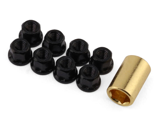 INJSCX30128BK   Injora Axial SCX30 2mm Stainless Steel Wheel Nuts (Black) (8)    | The RC Shop at Dr Dans