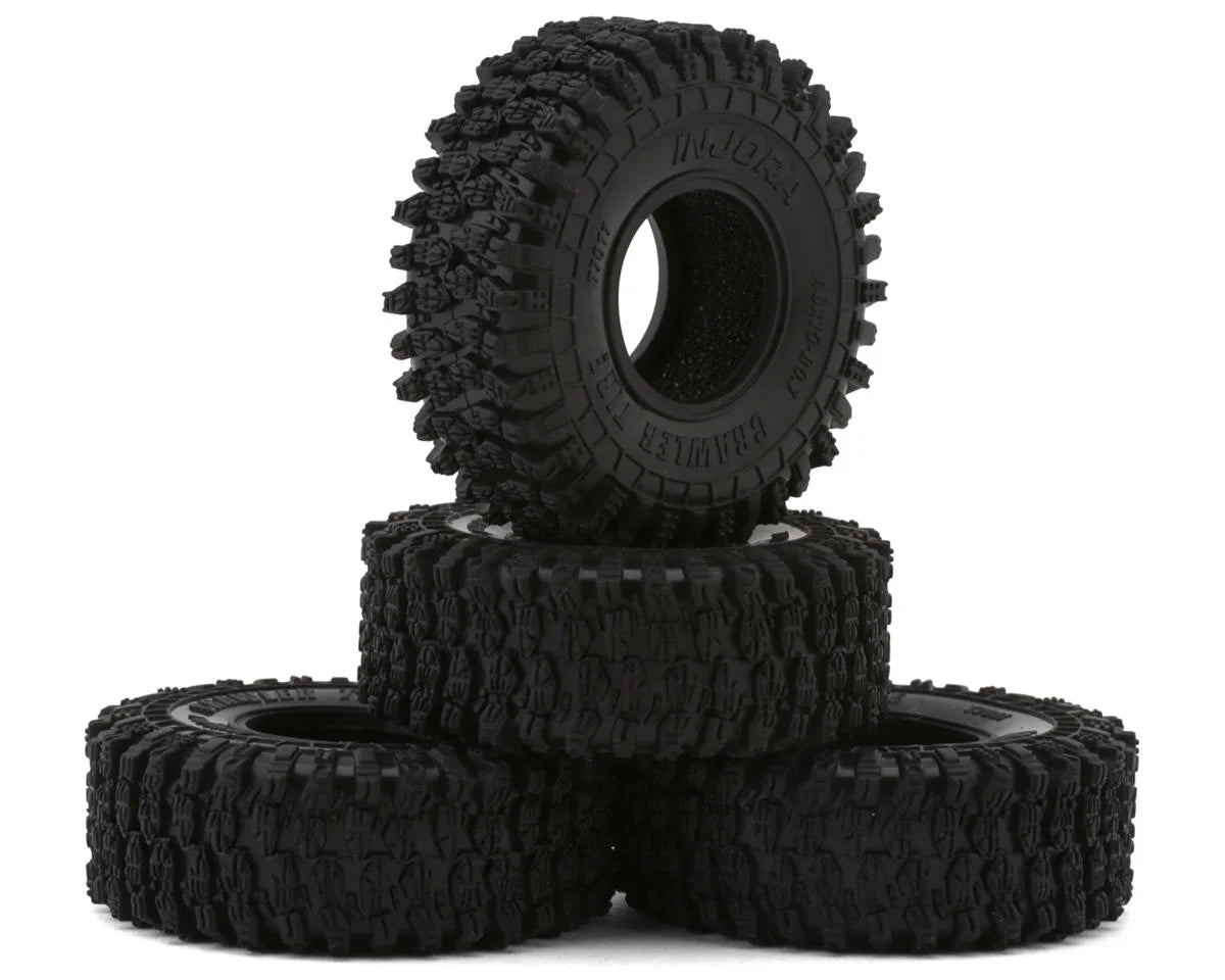 INJT7011   Injora 0.7" "Crawler" Micro Rock Crawler Tires (4) (40mm OD) (S5) w/Foam Inserts   | The RC Shop at Dr Dans