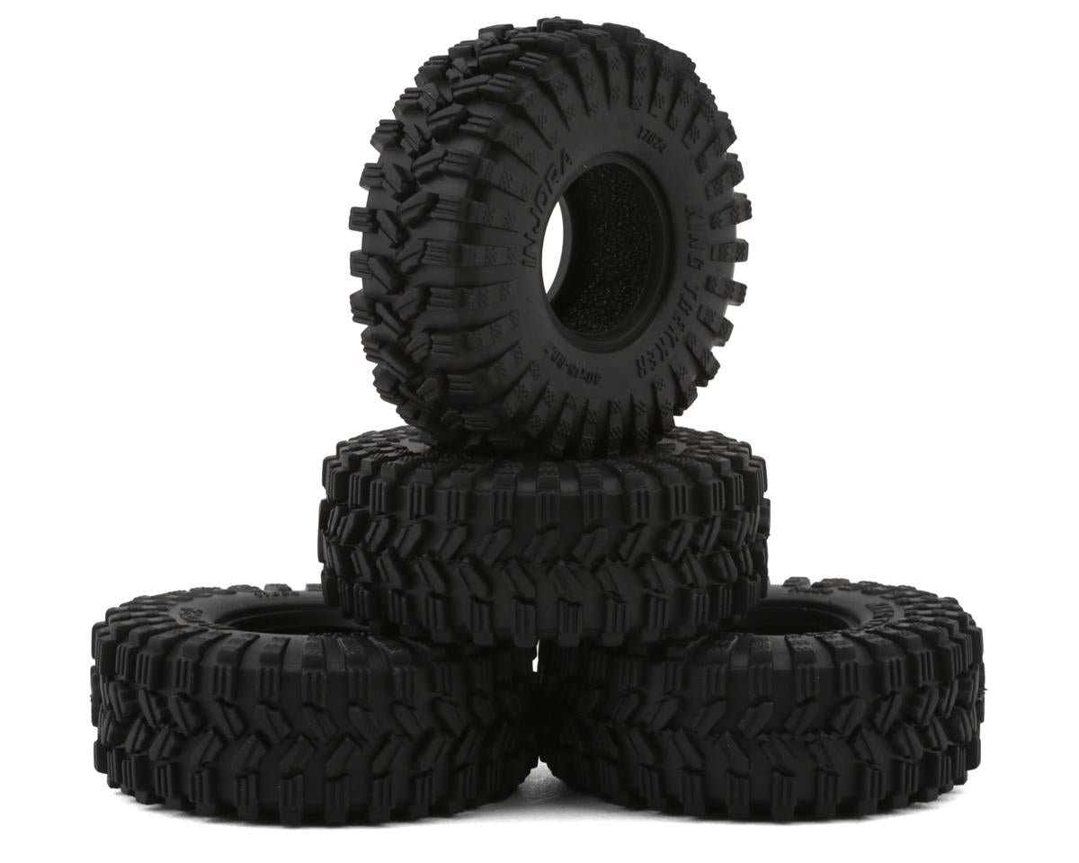 INJT7024   Injora 0.7" King Trekker Micro Rock Crawler Tires (4) (40mm OD) (S5) w/Foam Inserts    | The RC Shop at Dr Dans