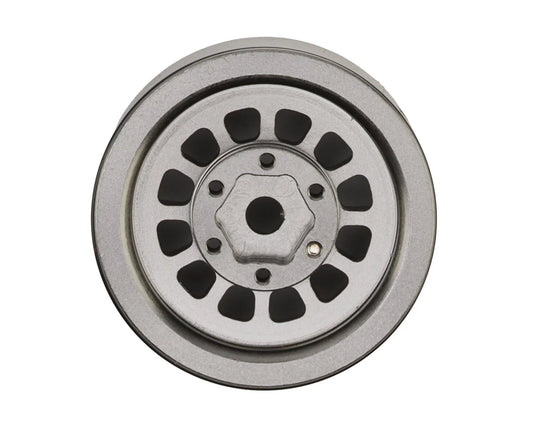 INJORA W1015 1.0" Turbine Deep Dish Brass & Aluminum Beadlock Wheels -4.7mm Offset (4)
