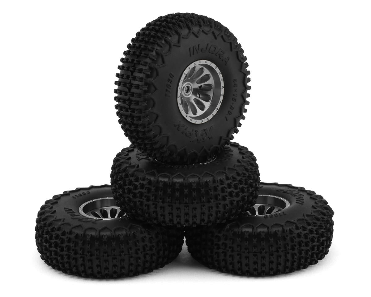 IINJORA W7501 0.75" Aluminum Beadlock Wheels & 44mm XHX Tires for Redcat Ascent-32