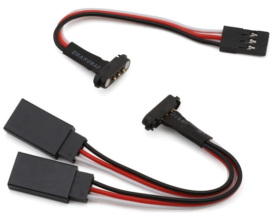 INJWIRE11-20   Injora Magnetic Snap Y-Adapter (JR to Y-Cable) (200mm) | THE RC SHOP