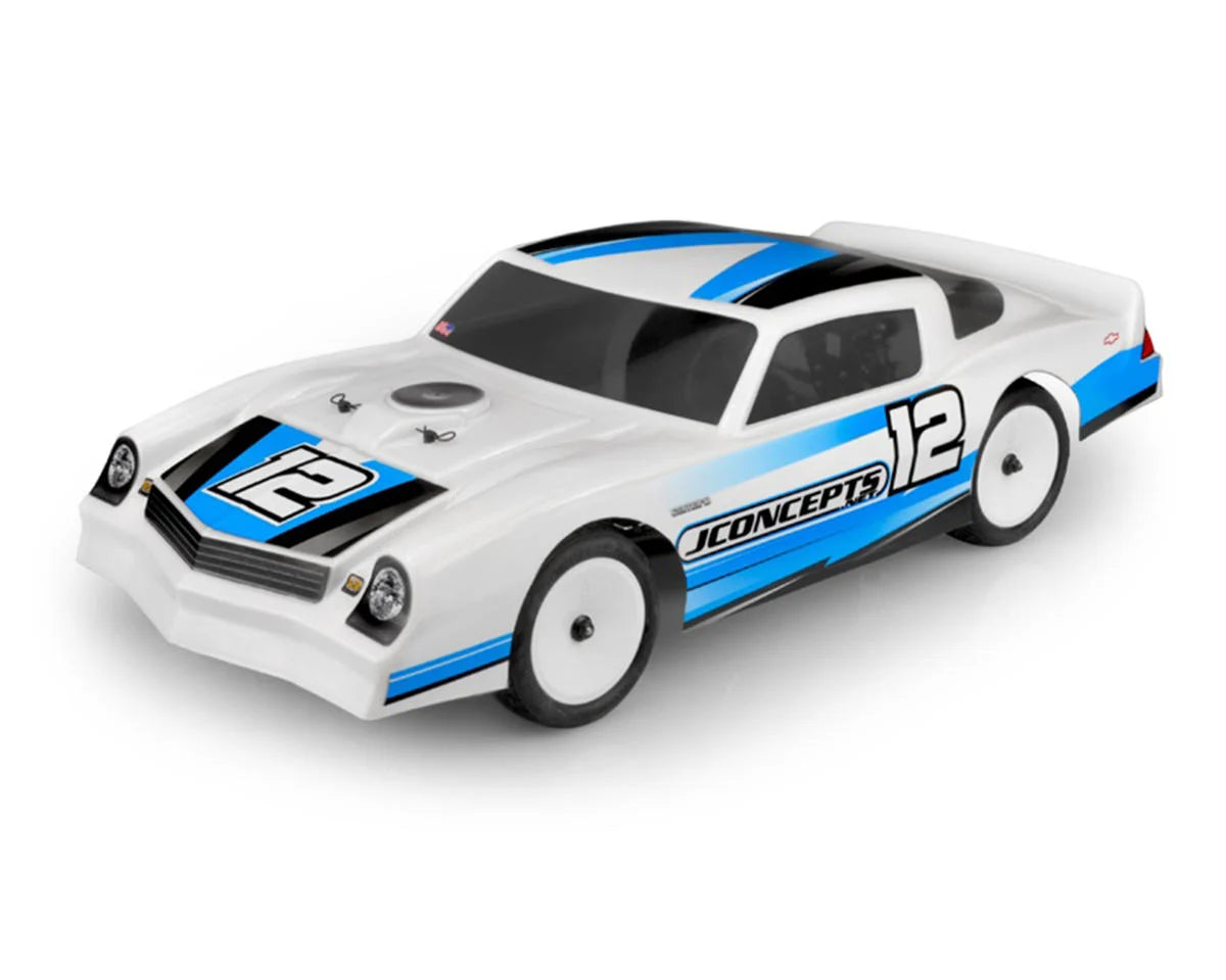 JCO0395    JConcepts 1978 Chevy Camaro Street Stock Dirt Oval Body (Clear)   | The RC Shop at Dr Dans
