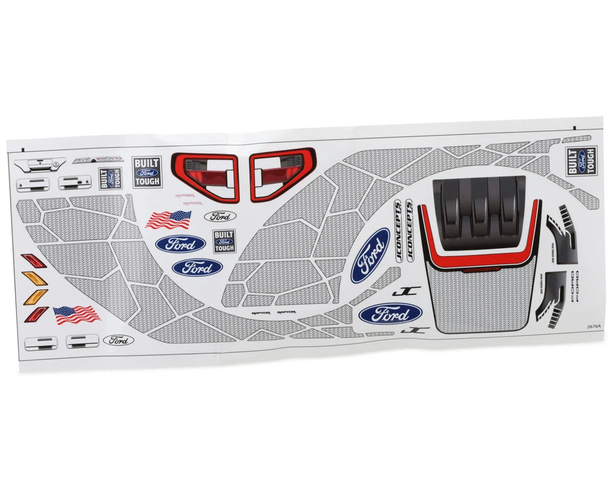 JConcepts 2023 Ford Raptor Clear Body for Traxxas X-Maxx | JCO0460