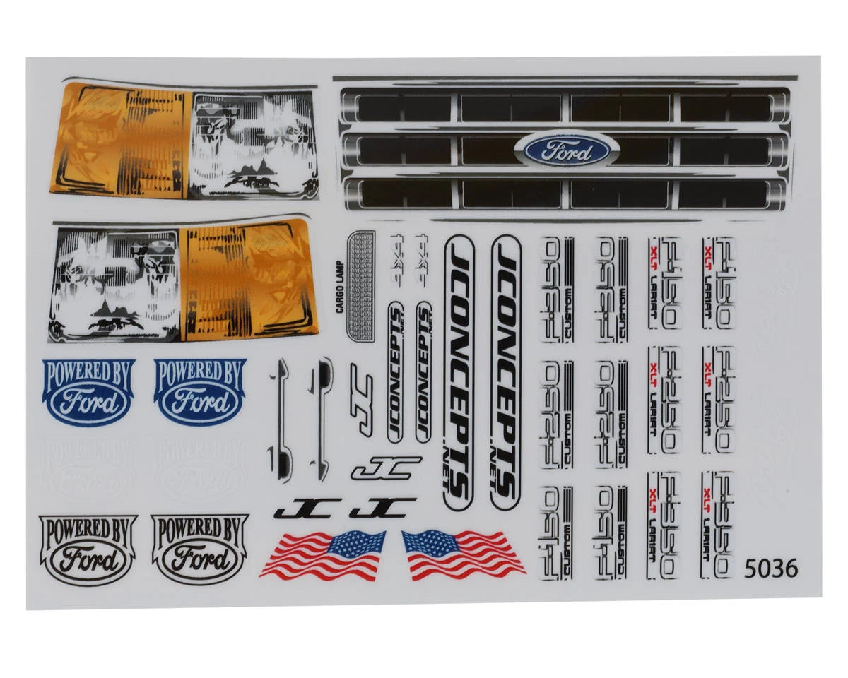 JCO0485   JConcepts Tuck 1989 Ford F-150 Rock Crawler Body (Clear) (12.3") (Cab Only)   | The RC Shop at Dr Dans