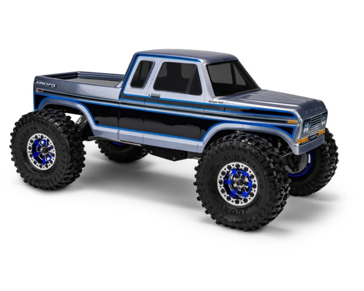 JConcepts 1979 Ford® F-250 Supercab Rock Crawler Body (Clear) (12.3") | THE RC SHOP